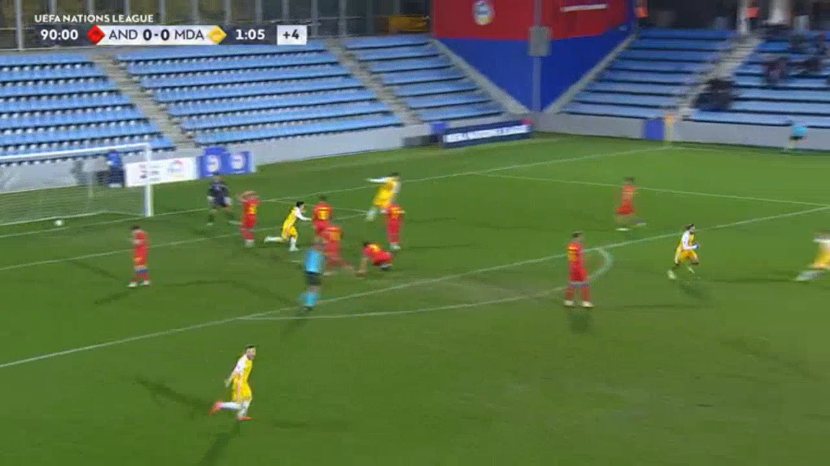 Ce gol a reușit jucătorul din Superliga în meciul din Liga Națiunilor! Cursa fabuloasă a promovat Republica Moldova