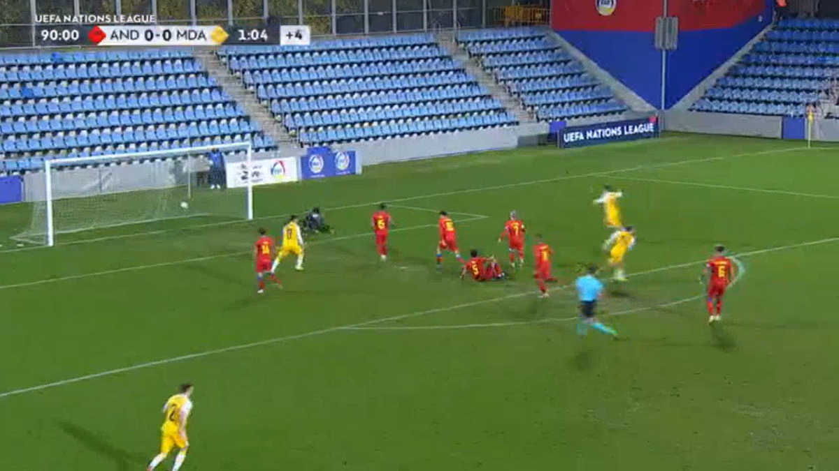 Ce gol a reușit jucătorul din Superliga în meciul din Liga Națiunilor! Cursa fabuloasă a promovat Republica Moldova