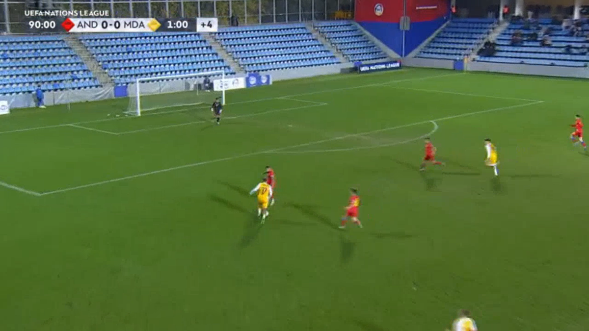 Ce gol a reușit jucătorul din Superliga în meciul din Liga Națiunilor! Cursa fabuloasă a promovat Republica Moldova