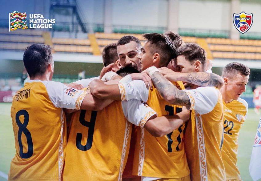 Republica Moldova s-a calificat în Liga C din Nations League / foto: Facebook Federația Moldovenească de Fotbal