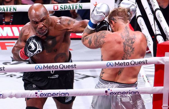 Jake Paul l-a învins pe Mike Tyson, decizie unanimă a arbitrilor! Ce sumă imensă duce acasă învingătorul