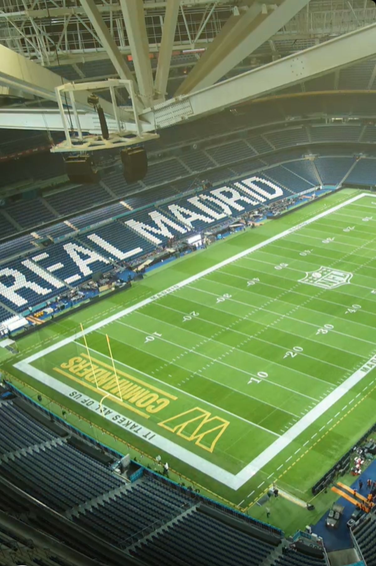 Imagini SF » Cum s-a transformat Bernabeu peste noapte