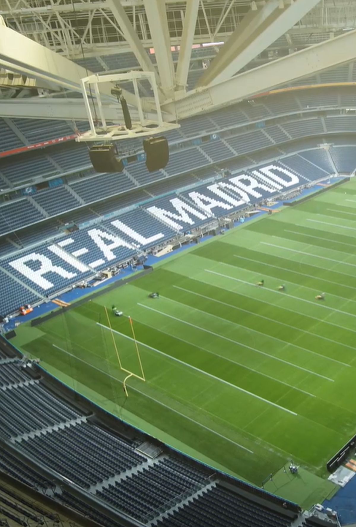 Imagini SF » Cum s-a transformat Bernabeu peste noapte