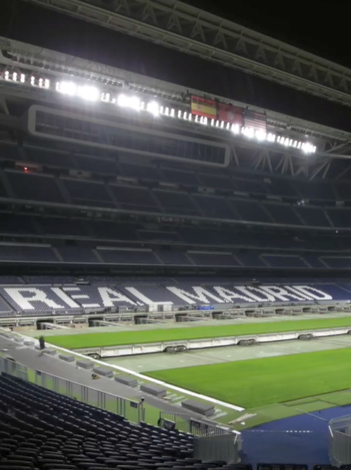 Imagini SF » Cum s-a transformat Bernabeu peste noapte