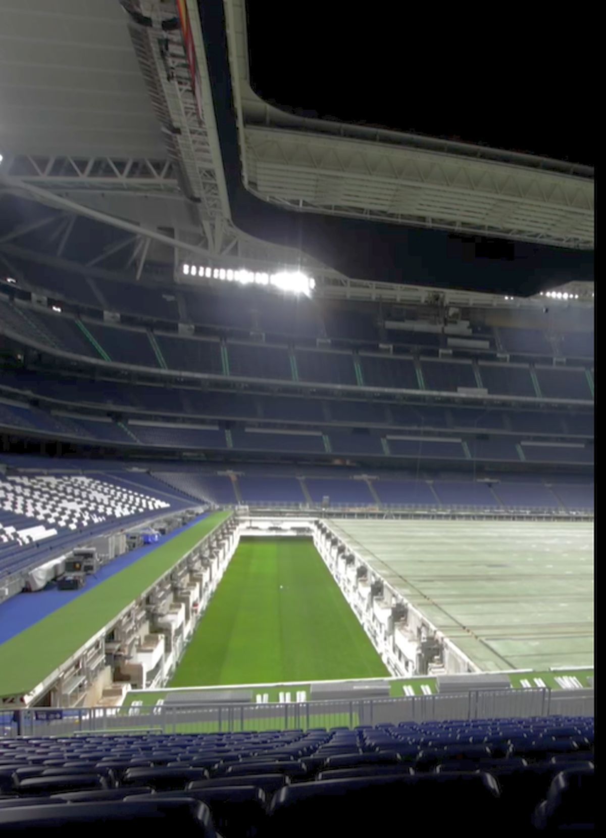 Imagini SF » Cum s-a transformat Bernabeu peste noapte