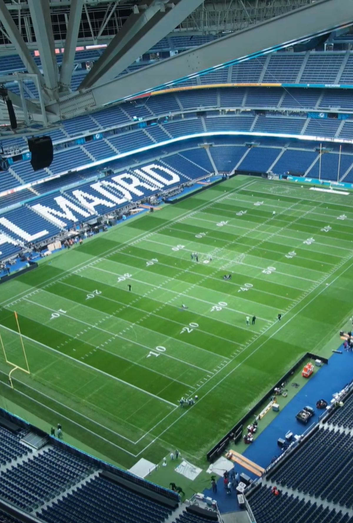 Imagini SF » Cum s-a transformat Bernabeu peste noapte