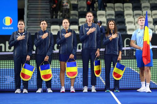 Echipa de BJK Cup a României, Alexandra Dulgheru, Gabriela Lee, Ruxandra Bertea, Mara Gae, Monica Niculescu Foto: Imago Images