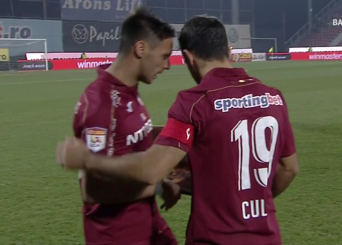 FOTO Culio, ultimul meci în Gruia! Argentinianul, cu lacrimi în ochi când a fost premiat pentru întreaga activitate la CFR Cluj