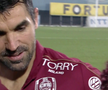 FOTO Culio, ultimul meci în Gruia! Argentinianul, cu lacrimi în ochi când a fost premiat pentru întreaga activitate la CFR Cluj