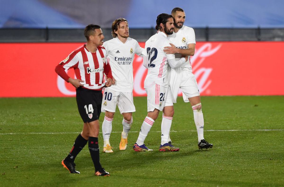 Real Madrid, victorie cu emoții! Courtois și Benzema, decisivi cu Athletic Bilbao