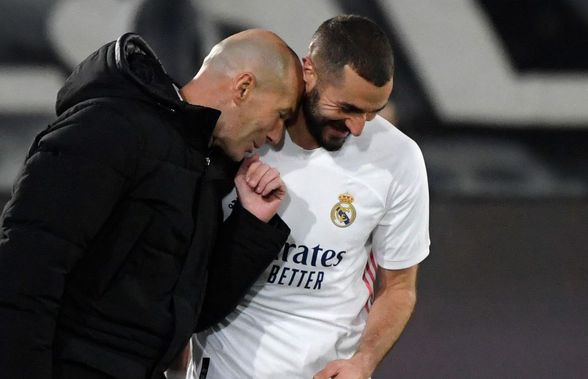 REAL MADRID - ATHLETIC BILBAO. Zinedine Zidane, fermecat de Karim Benzema, salvatorul „galacticilor”: „E clar cel mai bun atacant francez din istorie!”