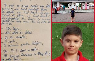 Scrisoarea unui puști dinamovist către Moș Crăciun a ajuns virală: „Să ajungă Dinamo în play-off și să aibă bani”
