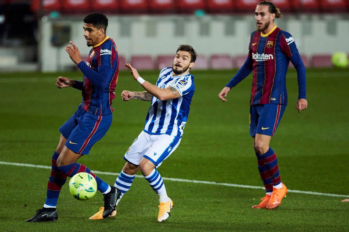 BARCELONA - REAL SOCIEDAD 2-1. FOTO Barcelona, victorie la limită pe teren propriu! Jordi Alba și De Jong, eroii catalanilor