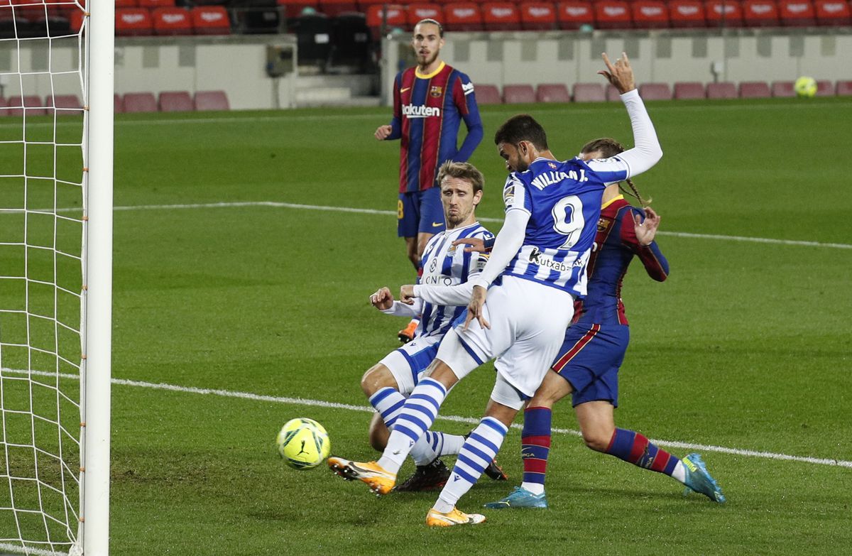 BARCELONA - REAL SOCIEDAD 2-1. FOTO Barcelona, victorie la limită pe teren propriu! Jordi Alba și De Jong, eroii catalanilor