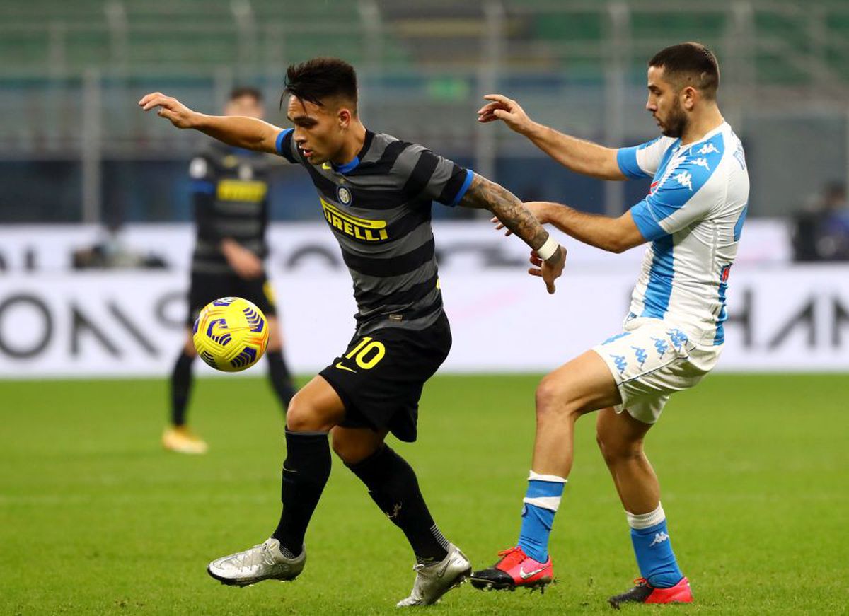 Inter Milano - Napoli 1-0. FOTO 5 victorii la rând pentru Inter, iar lupta pentru titlu în Serie A devine palpitantă