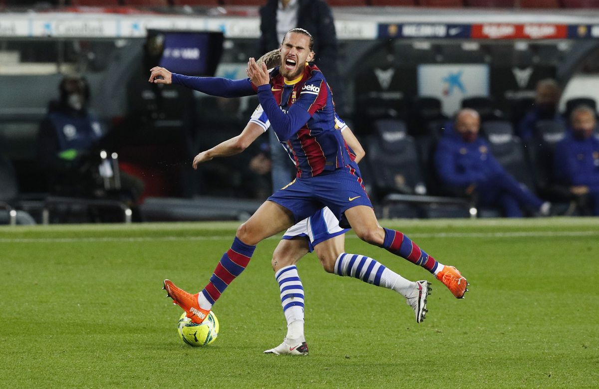 BARCELONA - REAL SOCIEDAD 2-1. FOTO Barcelona, victorie la limită pe teren propriu! Jordi Alba și De Jong, eroii catalanilor