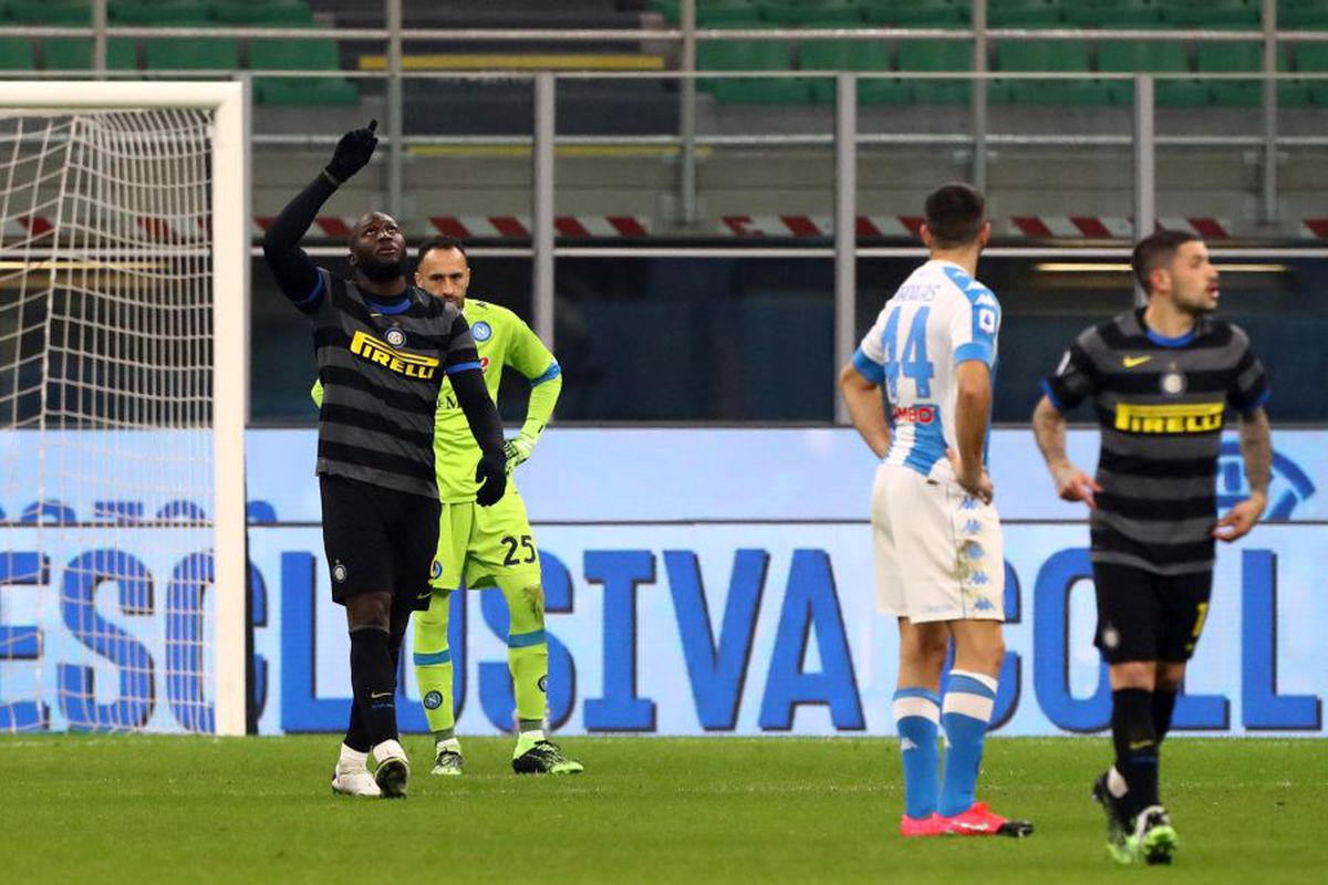 Inter Milano - Napoli 1-0. FOTO 5 victorii la rând pentru Inter, iar lupta pentru titlu în Serie A devine palpitantă