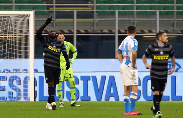 Inter Milano - Napoli 1-0. FOTO 5 victorii la rând pentru Inter, iar lupta pentru titlu în Serie A devine palpitantă
