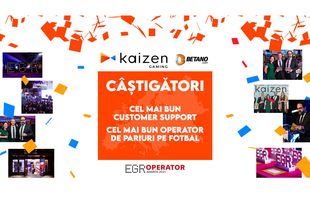 Kaizen Gaming (Stoiximan | Betano) s-a clasat pe prima poziție în două categorii ale EGR Operator Awards 2021