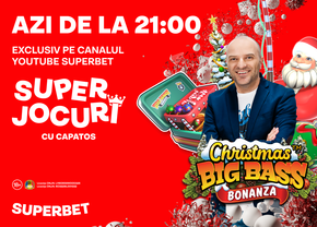 Vino la ora 21:00 pe canalul YouTube Superbet să vezi “Superjocuri cu Capatos” și poți câștiga unul dintre cele 15 premii ale ediției!