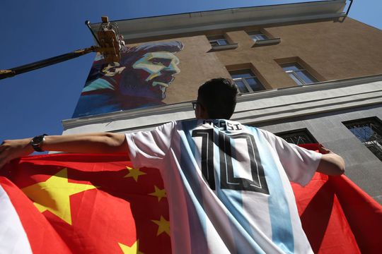 Tricoul lui Lionel Messi, de la naționala Argentinei.
Foto: Imago