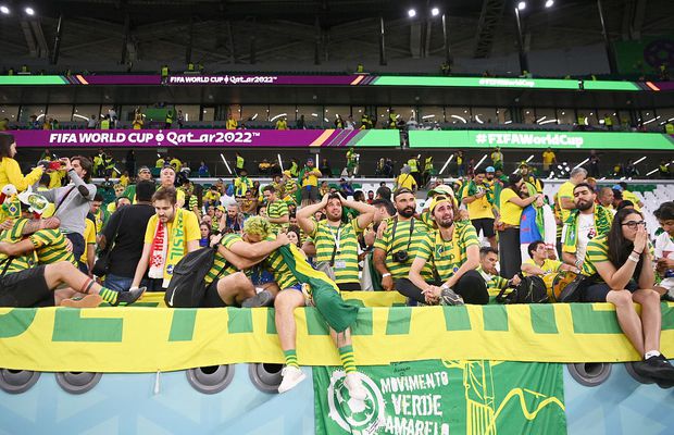 „Galben-verzi” închiriați? Argentinienii susțin că Brazilia a avut fani plătiți în Qatar: „Recrutau câte 5.000 odată”