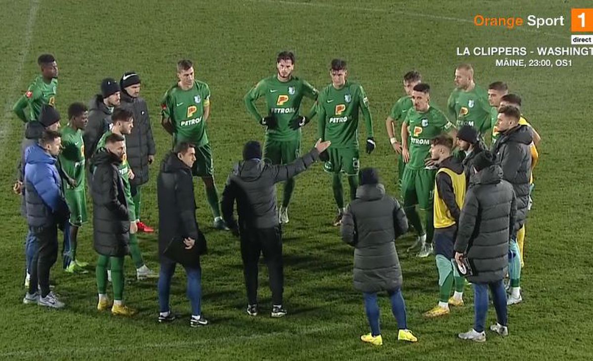 FOTO FC Voluntari - Farul, Hagi - ședință pe teren 16.12.2022