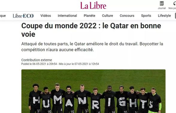 În pregătirea Campionatului Mondial de fotbal, Bușoi și trei colegi din PE au semnat un articol elogios la adresa Qatarului, în cotidianul belgian La Libre: „Qatar își duce crucea”