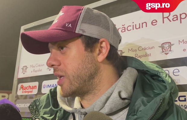 Regretul lui Victor Angelescu după parcursul Rapidului din ultima perioadă: „Mi-a lăsat un gust amar”