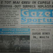 Ce scria Gazeta Sporturilor, după înfrângerea Universității Craiova cu Dinamo Tbilisi