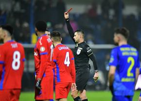 Eliminat cu FCSB, Șerbănică a răbufnit: „Doar la baschet se dădea fault acolo!” » Specialistul în arbitraj s-a pronunțat asupra fazei