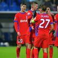 Alaxandru Stoian, primul din stânga, are un gol la 105 minute jucate pentru FCSB în Superliga/ foto: Cristi Preda (GSP)