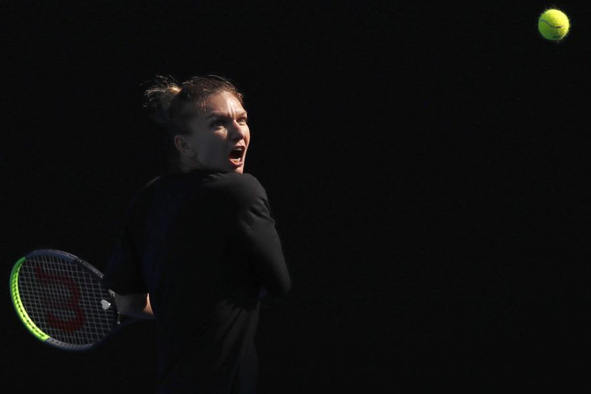Simona Halep, primul antrenament la Australian Open