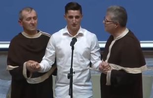 VIDEO Momente emoționante pentru Steliano Filip! Fundașul Viitorului a fost botezat