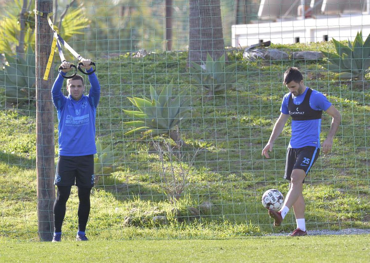Adi Mutu și Mirel Rădoi în cantonamentul FCSB