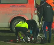 Sepsi - CFR Cluj. Florin Ștefan (24 de ani, fundaș stânga) a ieșit cu ambulanța de pe teren