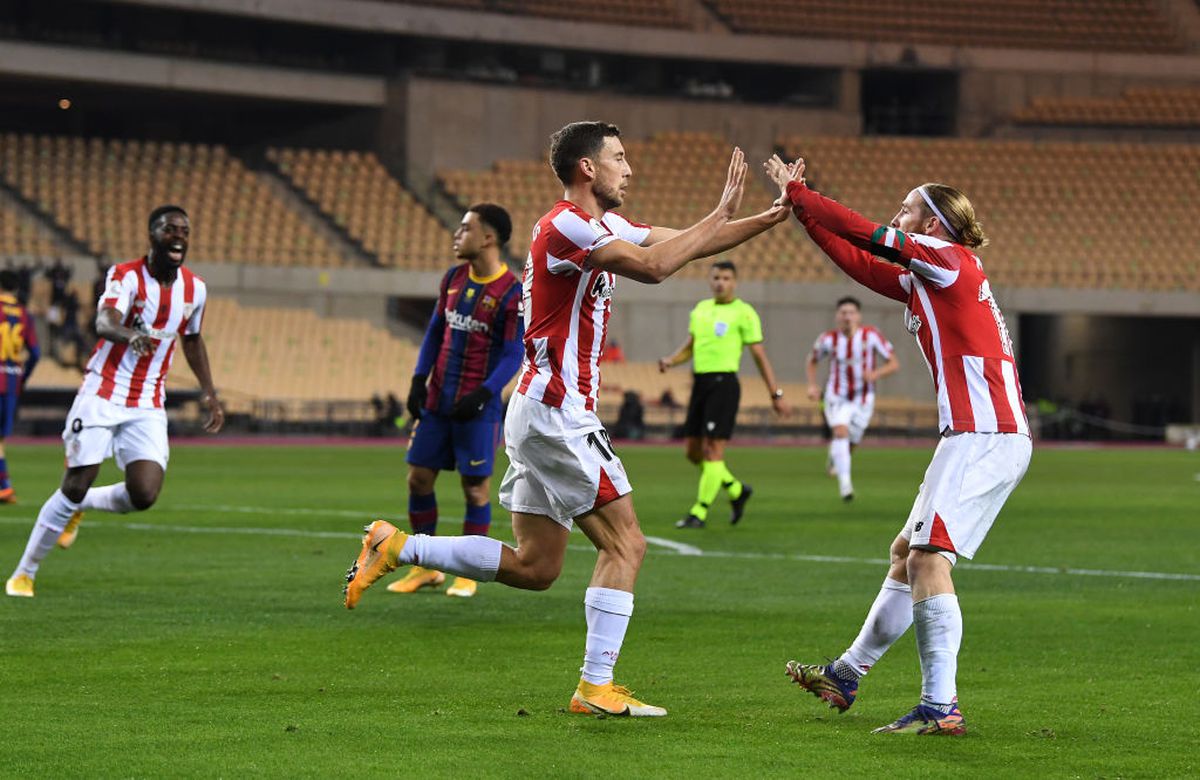 FOTO+VIDEO. Barcelona - Bilbao 2-3 » Bascii mai fac o surpriză și câștigă a 3-a Supercupă din istorie! Messi a văzut „ROȘU”
