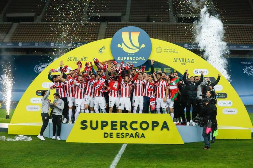 Athletic Bilbao a învins-o pe Barcelona, scor 3-2, în finala Supercupei Spaniei.