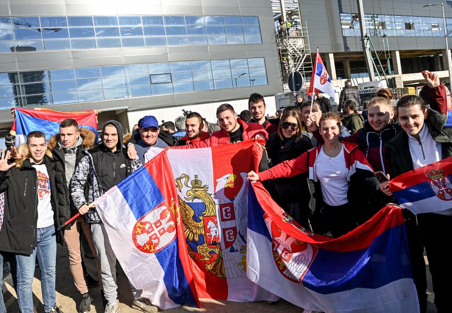 FOTO: AFP Novak Djokovic a aterizat în Belgrad » Fanii l-au așteptat pe aeroport