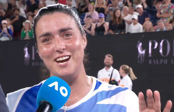 „În noaptea asta, îmi pun soțul la treabă” » Întreaga arenă de la Australian Open a izbucnit în râs, după declarația lui Ons Jabeur