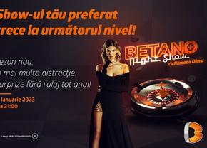 Nu rata primul episod din noul sezon Betano Night Show! Distrează-te alături de Ramona Olaru și Andrei Ciobanu la Ruleta Betano!