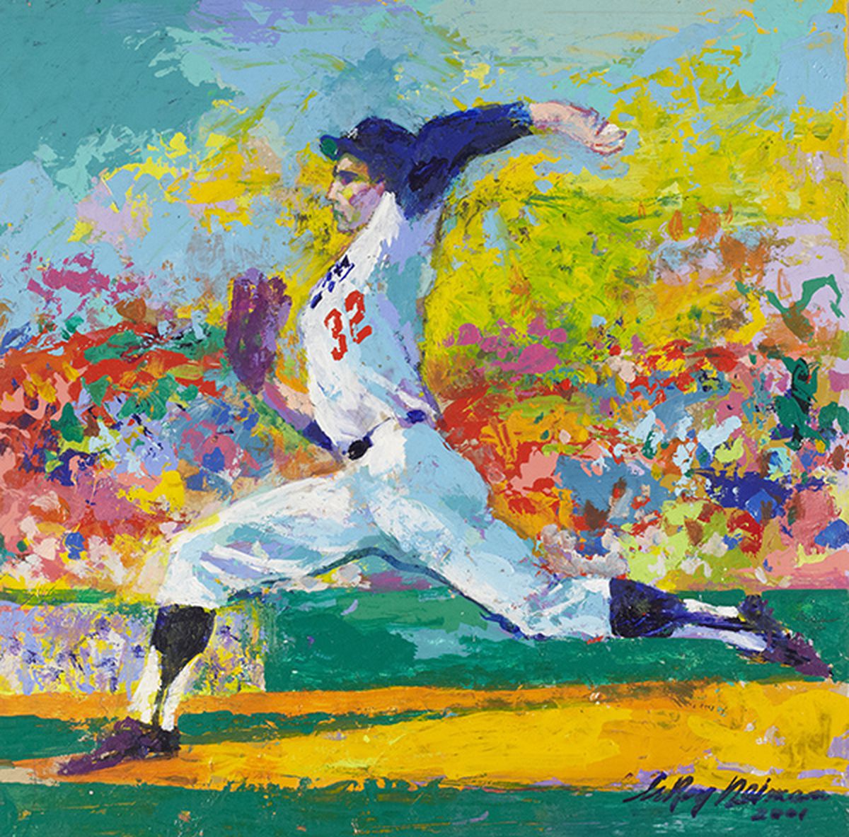 Opera lui LeRoy Neiman, pictorul olimpic, cu o carieră de peste 60 de ani imortalizând sportul