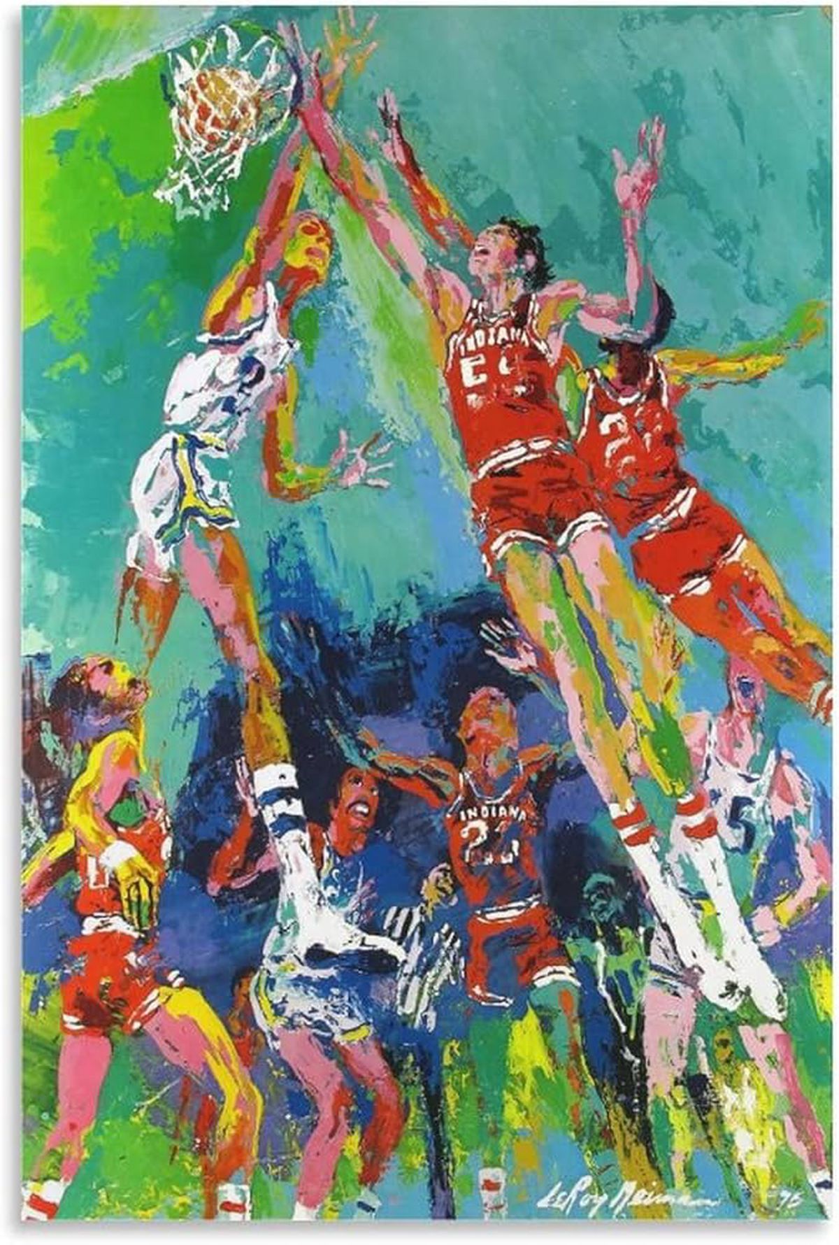 Opera lui LeRoy Neiman, pictorul olimpic, cu o carieră de peste 60 de ani imortalizând sportul