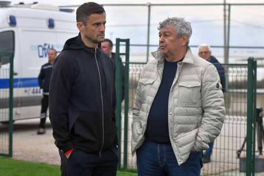 Andrei Nicolescu, alături de Mircea Lucescu/ foto Cristi Preda (GSP)
