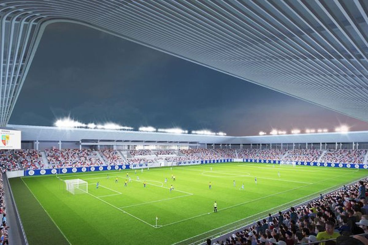 Stadion de 64 milioane de euro într-o localitate de 4.000 de locuitori! CNI a demarat licitațiile