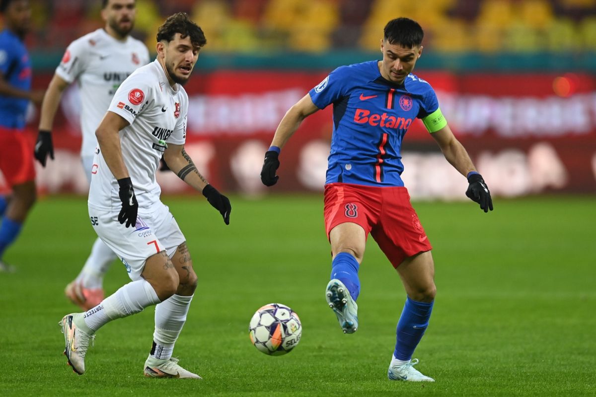 No Olaru, no party! Fără căpitanul Darius, FCSB a smuls cu forcepsul o remiză cu Hermannstadt prin „nebunia” lui Crețu