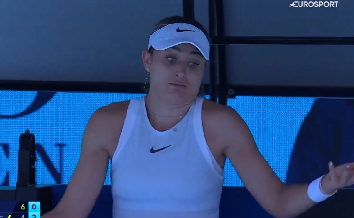 Badosa și Tsitsipas, moment viral la Australian Open » Grecul a început să râdă când a văzut gestul nervos al partenerei