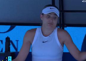 Badosa și Tsitsipas, moment viral la Australian Open » Grecul a început să râdă când a văzut gestul nervos al partenerei
