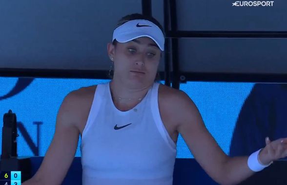 Badosa și Tsitsipas, moment viral la Australian Open » Grecul a început să râdă când a văzut gestul nervos al partenerei