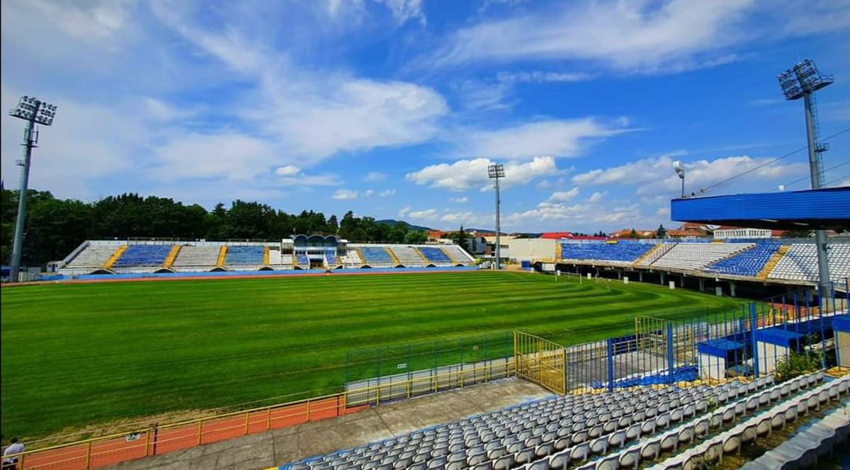 Proiectul stadionului din Bistrița